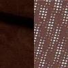 Material color thumbnail for Calf suede & mesh Chocolate