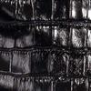 Material color thumbnail for Polished croco calf Black