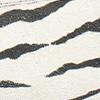 Calf suede print Zebra 