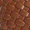Hand-braided leather Hazelnut 